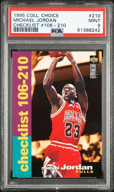 1995 Collector's Choice Michael Jordan #210 card image