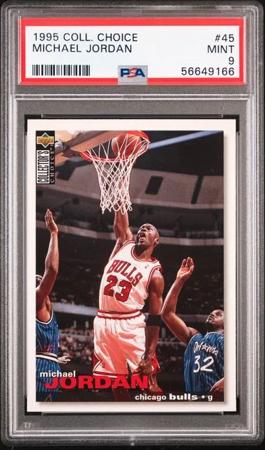 1995 Collector's Choice Michael Jordan #45 card image
