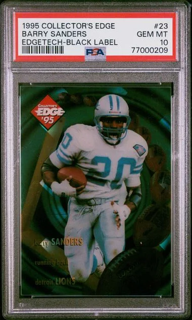 1995 Collector's Edge Edgetech Barry Sanders #23 card image