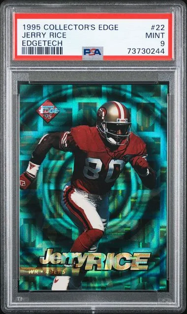 1995 Collector's Edge Edgetech Jerry Rice #22 card image