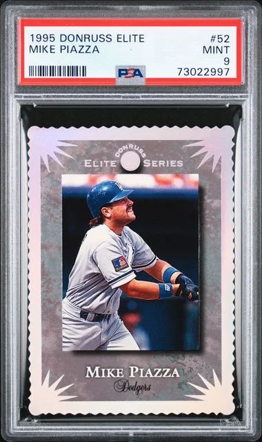 1995 Donruss Elite Mike Piazza #52 card image