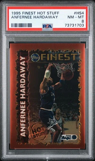 1995 Finest Anfernee Hardaway Hot Stuff #Hs4 card image