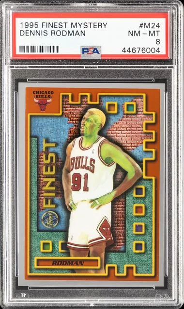 1995 Finest Dennis Rodman Mystery #M24 card image