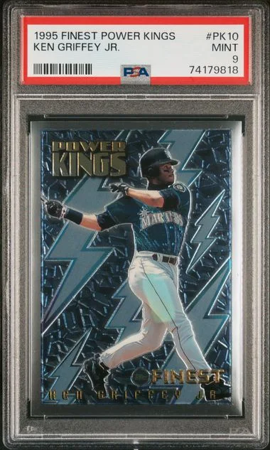 1995 Finest Ken Griffey Jr. Power Kings #PK10 card image