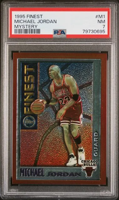 1995 Finest Michael Jordan Mystery #M1 card image