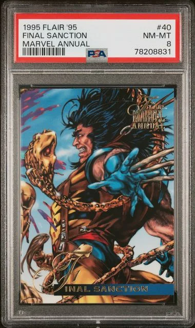 1995 Flair Final Sanction 95 Marvel Annual #40 card image