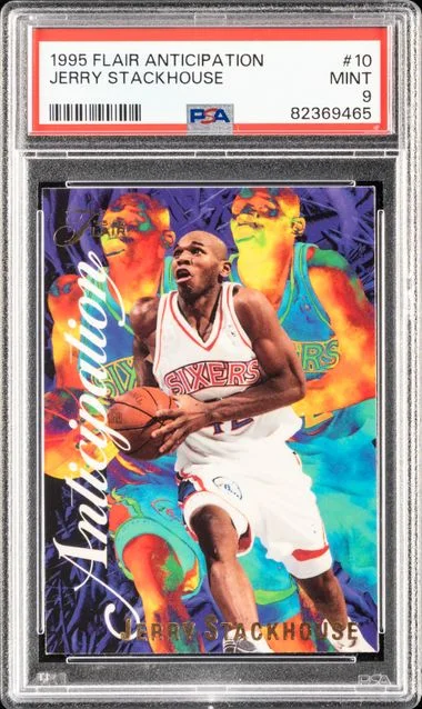 1995 Flair Jerry Stackhouse Anticipation #10 card image