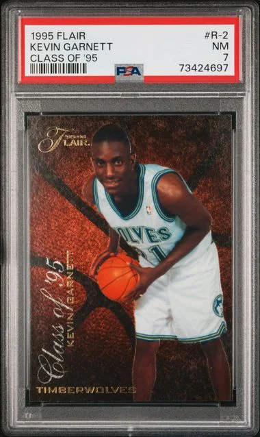 1995 Flair Kevin Garnett Class Of #R-2 card image