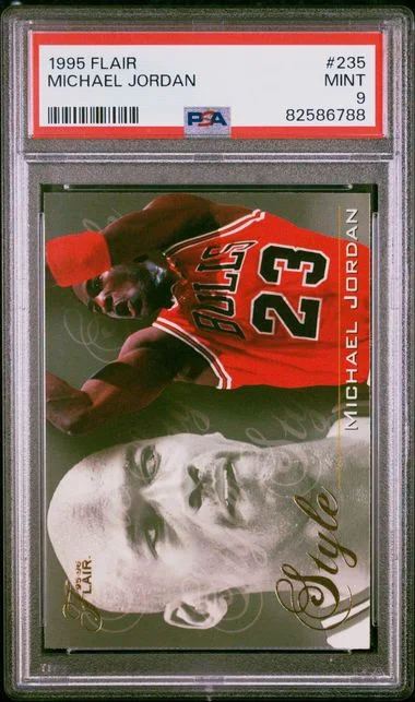 1995 Flair Michael Jordan #235 card image