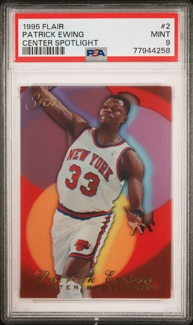 1995 Flair Patrick Ewing Center Spotlight #2 card image