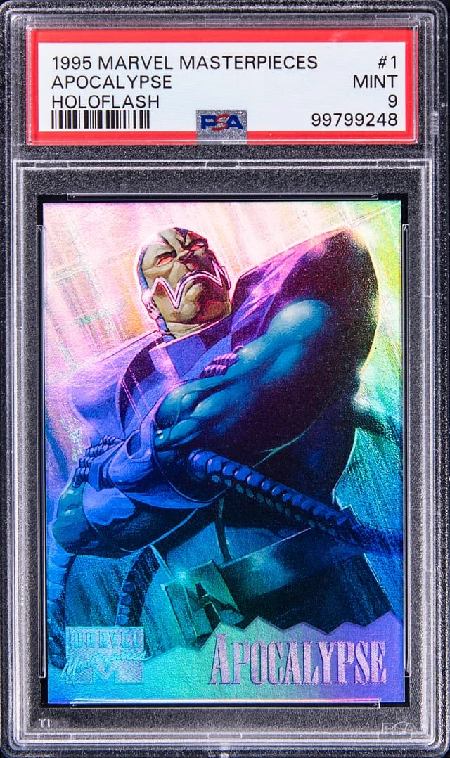 1995 Fleer Apocalypse Marvel Masterpieces Holoflash #1 card image