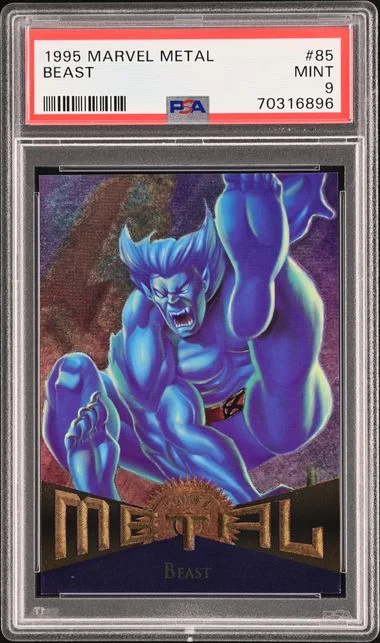 1995 Fleer Beast Marvel Metal #85 card image
