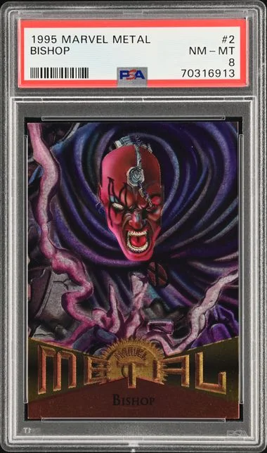 1995 Fleer Bishop Marvel Metal #2 card image