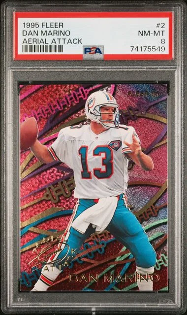 1995 Fleer Dan Marino Aerial Attack #2 card image