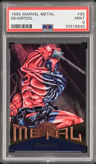 1995 Fleer Deadpool Marvel Metal #92 card image