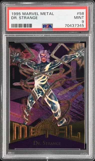 1995 Fleer Dr. Strange Marvel Metal #58 card image