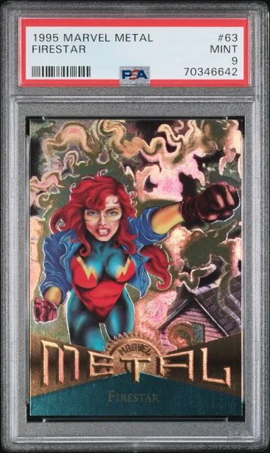 1995 Fleer Firestar Marvel Metal #63 card image