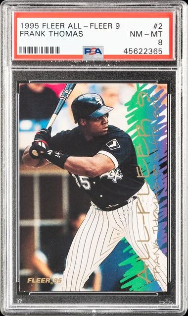 1995 Fleer Frank Thomas All-Fleer 9 #2 card image