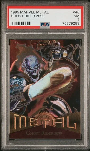 1995 Fleer Ghost Rider 2099 Marvel Metal #46 card image