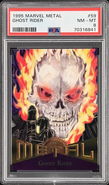 1995 Fleer Ghost Rider Marvel Metal #59 card image
