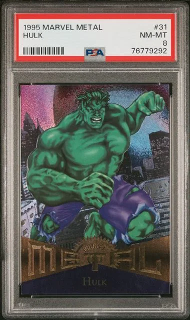 1995 Fleer Hulk Marvel Metal #31 card image