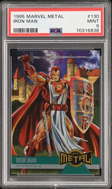 1995 Fleer Iron Man Marvel Metal #130 card image
