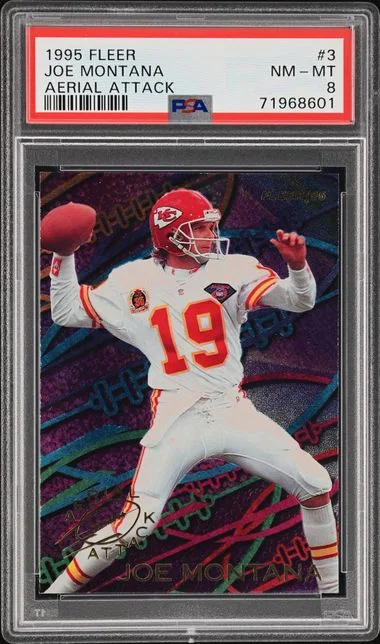 1995 Fleer Joe Montana Aerial Attack #3 card image