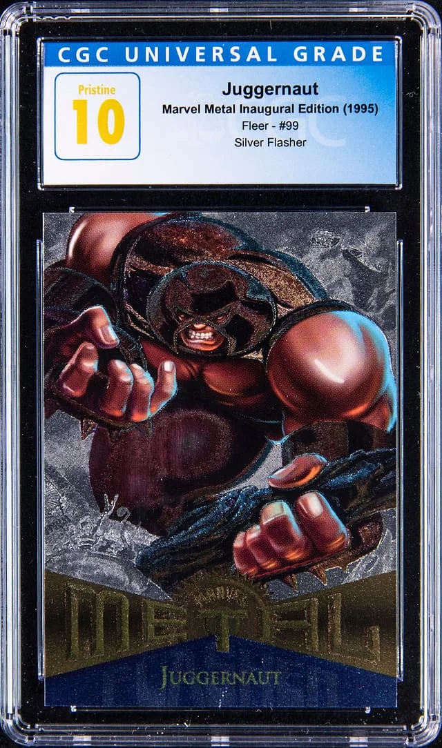 1995 Fleer Juggernaut Marvel Metal #99 card image