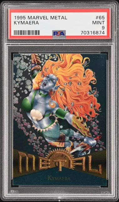 1995 Fleer Kymaera Marvel Metal #65 card image