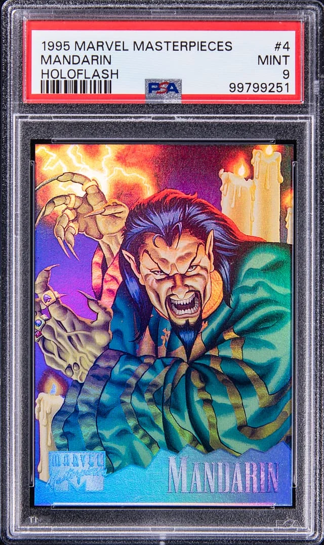 1995 Fleer Mandarin Marvel Masterpieces Holoflash #4 card image