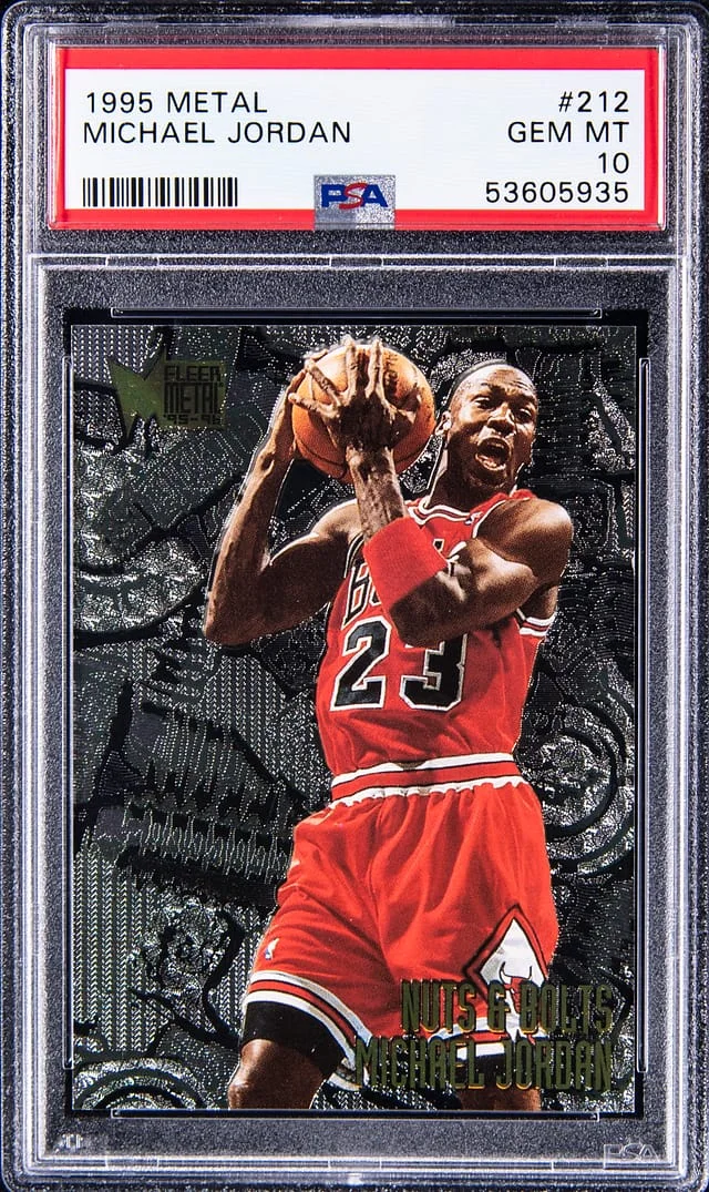 1995 Fleer Metal Michael Jordan Nuts & Bolts #212 card image