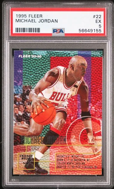 1995 Fleer Michael Jordan #22 card image