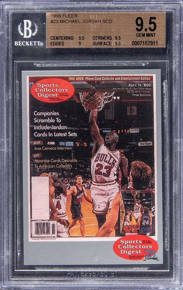 1995 Fleer Michael Jordan #23 card image