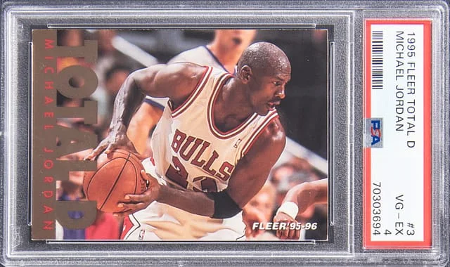 1995 Fleer Michael Jordan Total D #3 card image