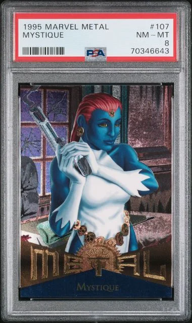 1995 Fleer Mystique Marvel Metal #107 card image