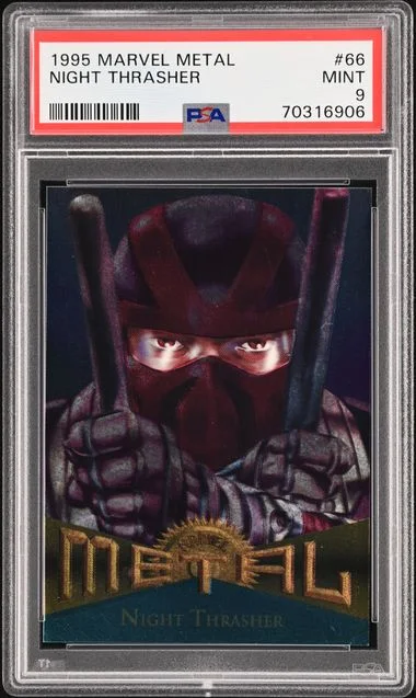 1995 Fleer Night Thrasher Marvel Metal #66 card image