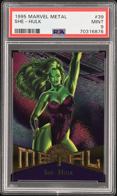 1995 Fleer She-Hulk Marvel Metal #39 card image