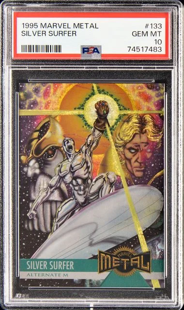 1995 Fleer Silver Surfer Marvel Metal #133 card image