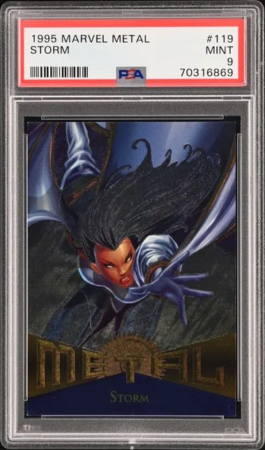 1995 Fleer Storm Marvel Metal #119 card image