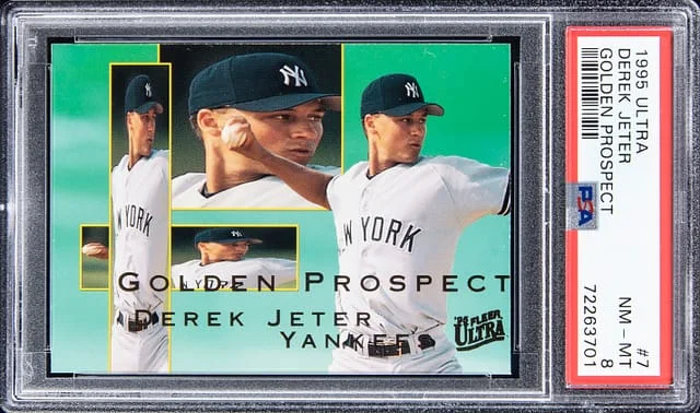 1995 Fleer Ultra Derek Jeter Golden Prospect #7 card image