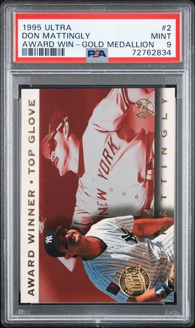 1995 Fleer Ultra Don Mattingly Award Winners Gold Medallion #2 card image