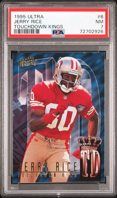 1995 Fleer Ultra Jerry Rice Touchdown Kings #6 card image