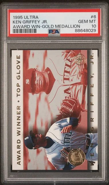 1995 Fleer Ultra Ken Griffey Jr. Award Winners Gold Medallion #6 card image
