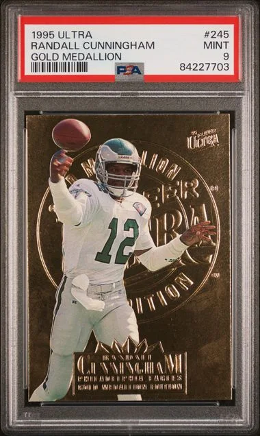1995 Fleer Ultra Randall Cunningham Gold Medallion #245 card image