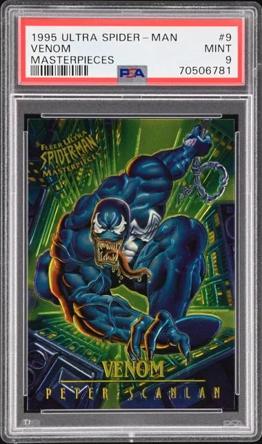 1995 Fleer Ultra Spider-Man Venom Masterpieces #9 card image