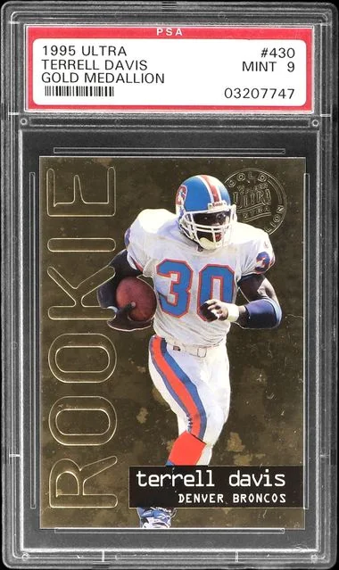 1995 Fleer Ultra Terrell Davis Gold Medallion Gold Medallion #430 card image