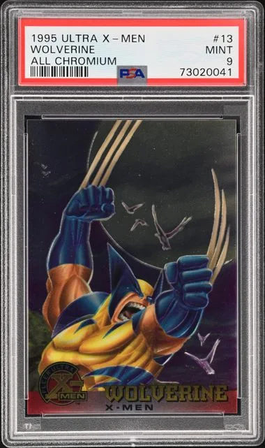 1995 Fleer Ultra X-Men Wolverine All Chromium #13 card image
