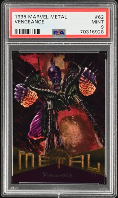 1995 Fleer Vengeance Marvel Metal #62 card image