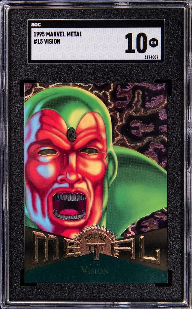 1995 Fleer Vision Marvel Metal #15 card image