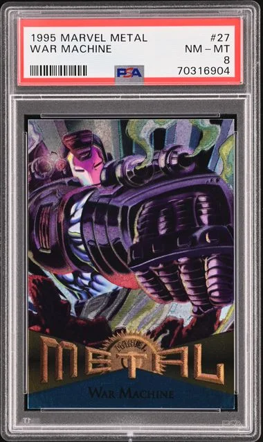 1995 Fleer War Machine Marvel Metal #27 card image